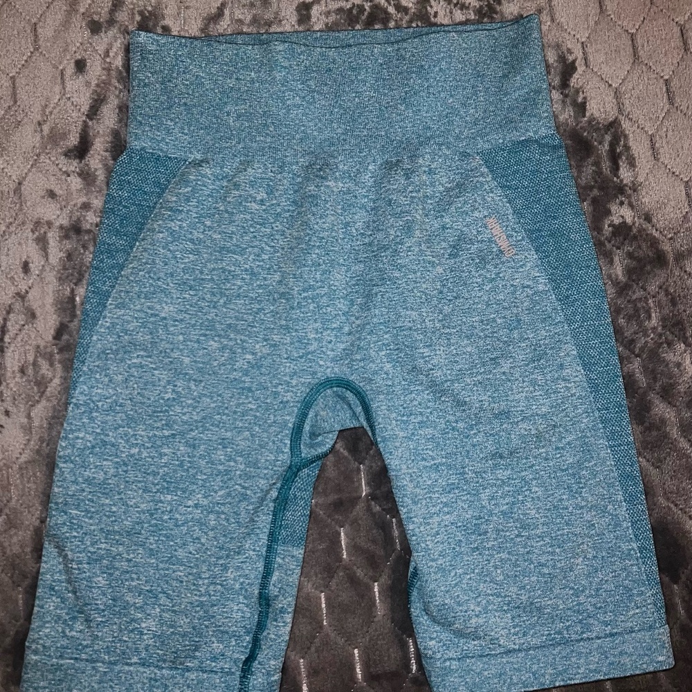 Gymshark blue shorts, Size medium